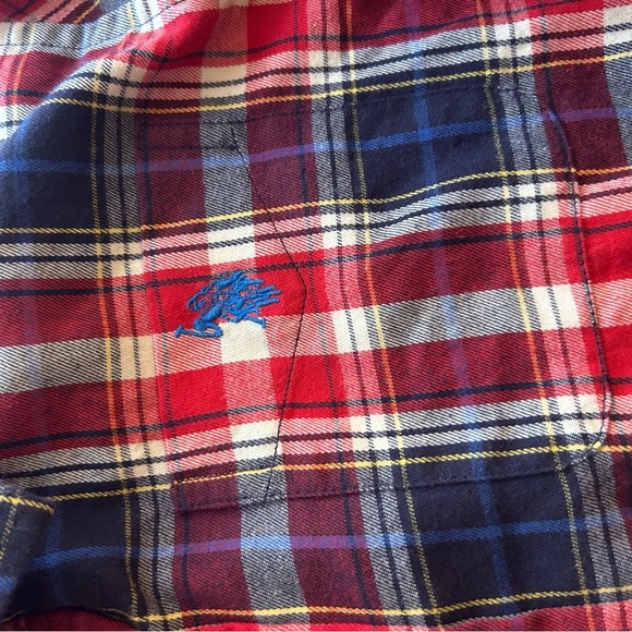 Polo Ralph Lauren Boys Red and Blue Plaid Shirt - Picture 7 of 9
